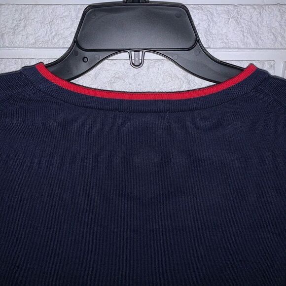 NWT⛵️Charter Club Navy Button Sweater Cardigan w/ embroidered ⛵️ sailboats Sz S - Picture 12 of 16